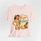 Retro Pin Up Pineapple & Prosecco  Unisex Tee