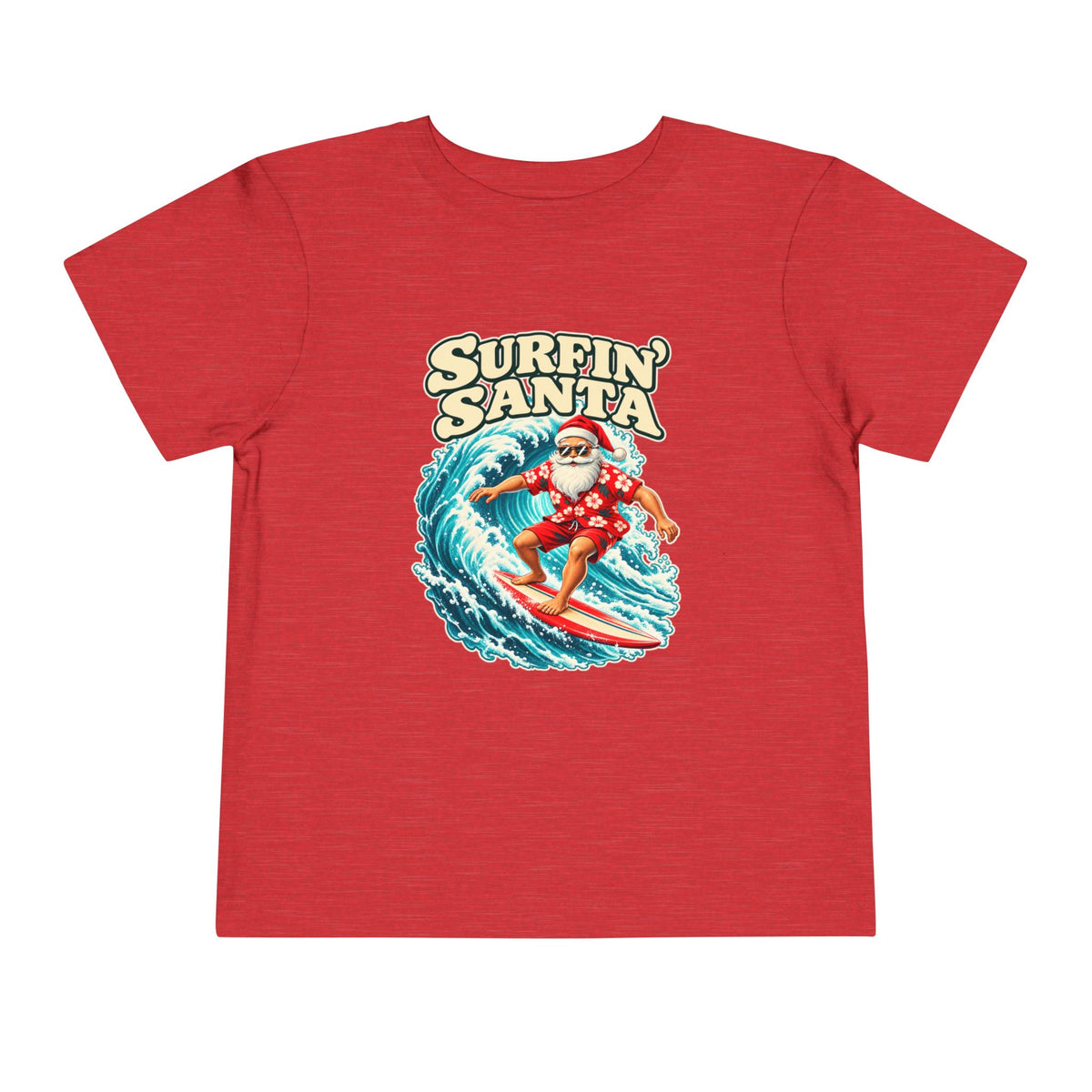 Surfin' Santa Toddler Tee