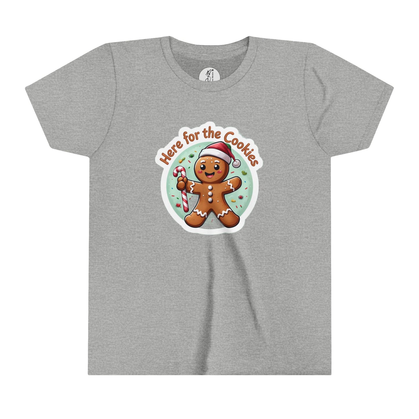 I'm Here for the Cookies Youth Short Sleeve Tee