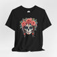 Rosalinda · Floral Sugar Skull Bella Canvas Tee · Dia de los Muertos Unisex T-Shirt