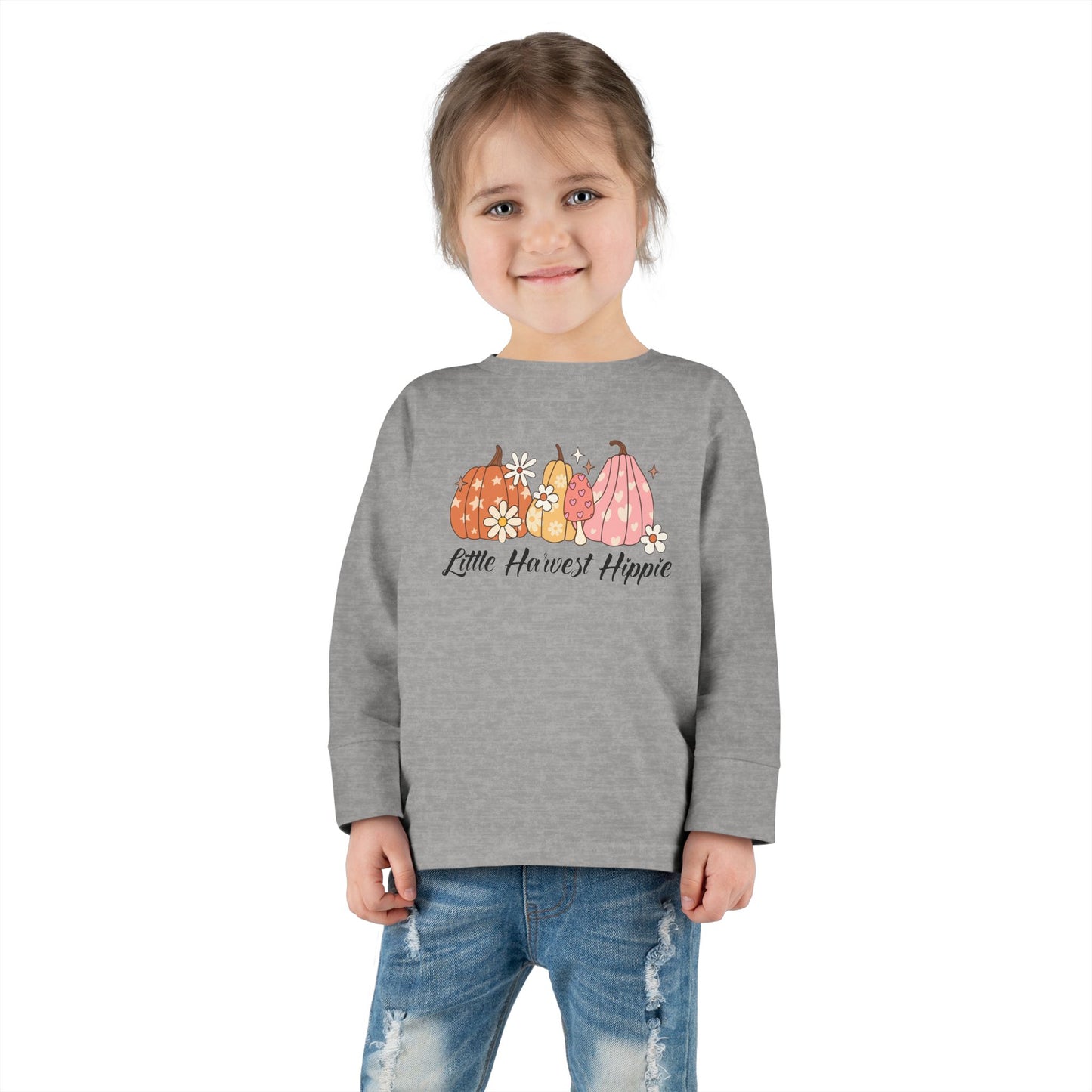 Little Harvest Hippie Toddler Long Sleeve Tee