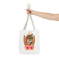 Tote Bag with Tropical Surf Design