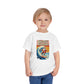 Toddler Tee — 'Surfin Santas' Retro Christmas Surfing Santa Holiday Shirt