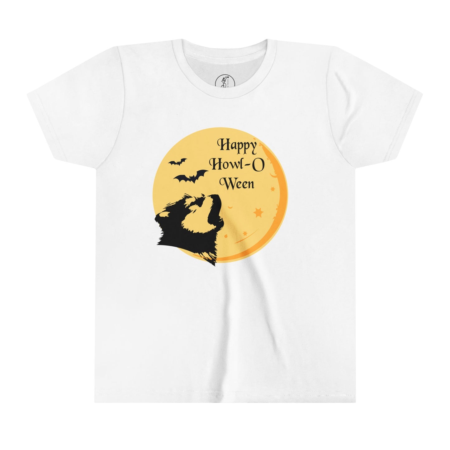 Happy Howl-o-ween Wolf Pup Youth Tee