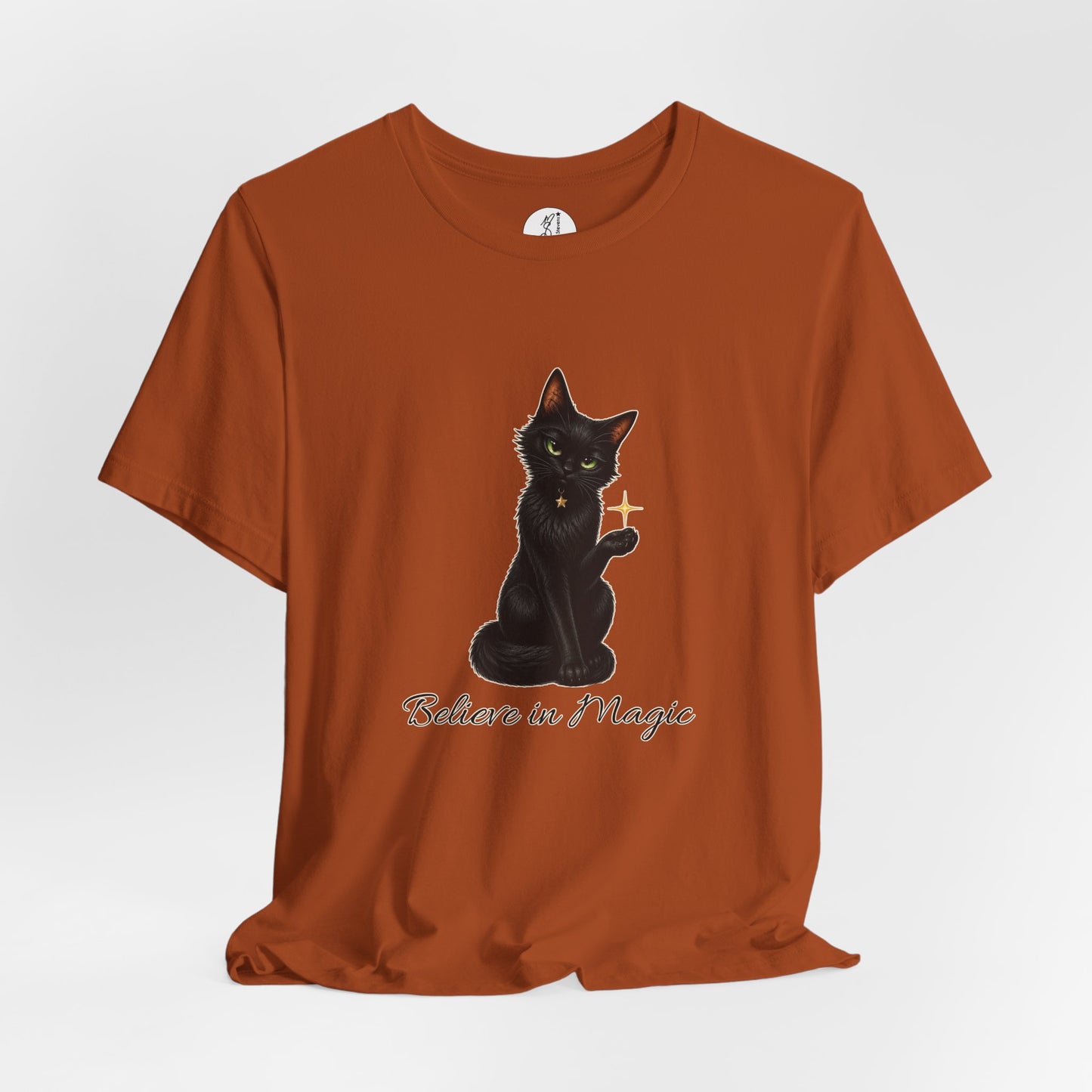 Believe in Magic Black Cat Unisex Tee