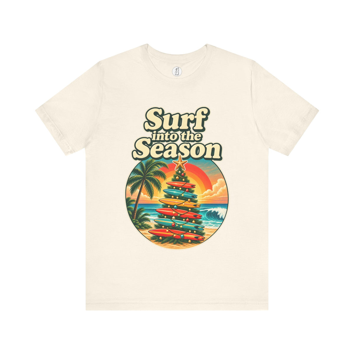 Surf Into the Season Adult Unisex Tee