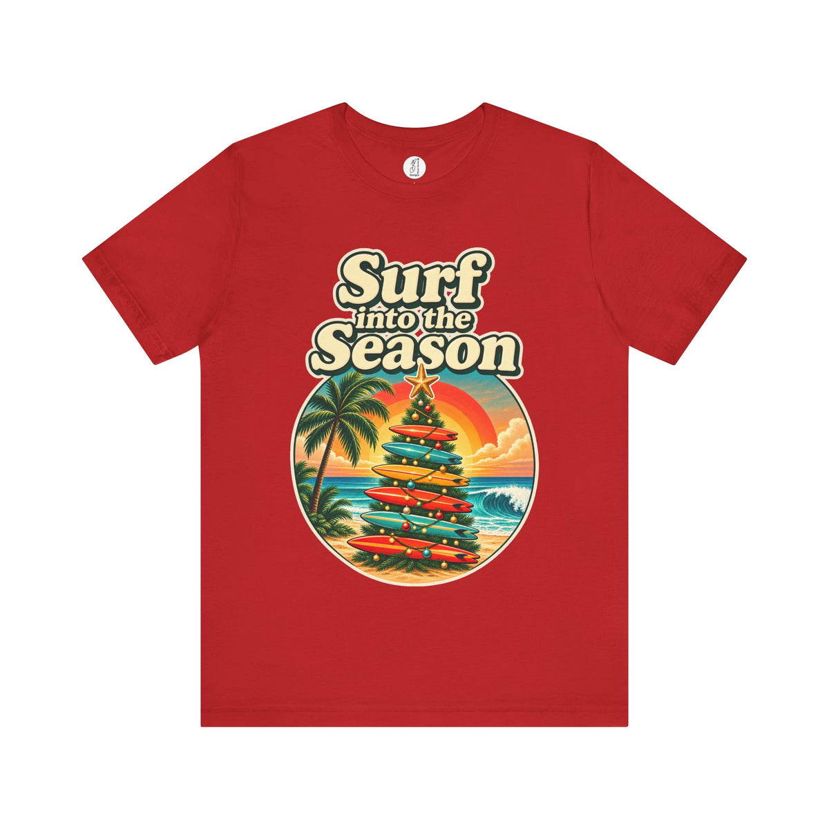 Surf Into the Season Adult Unisex Tee