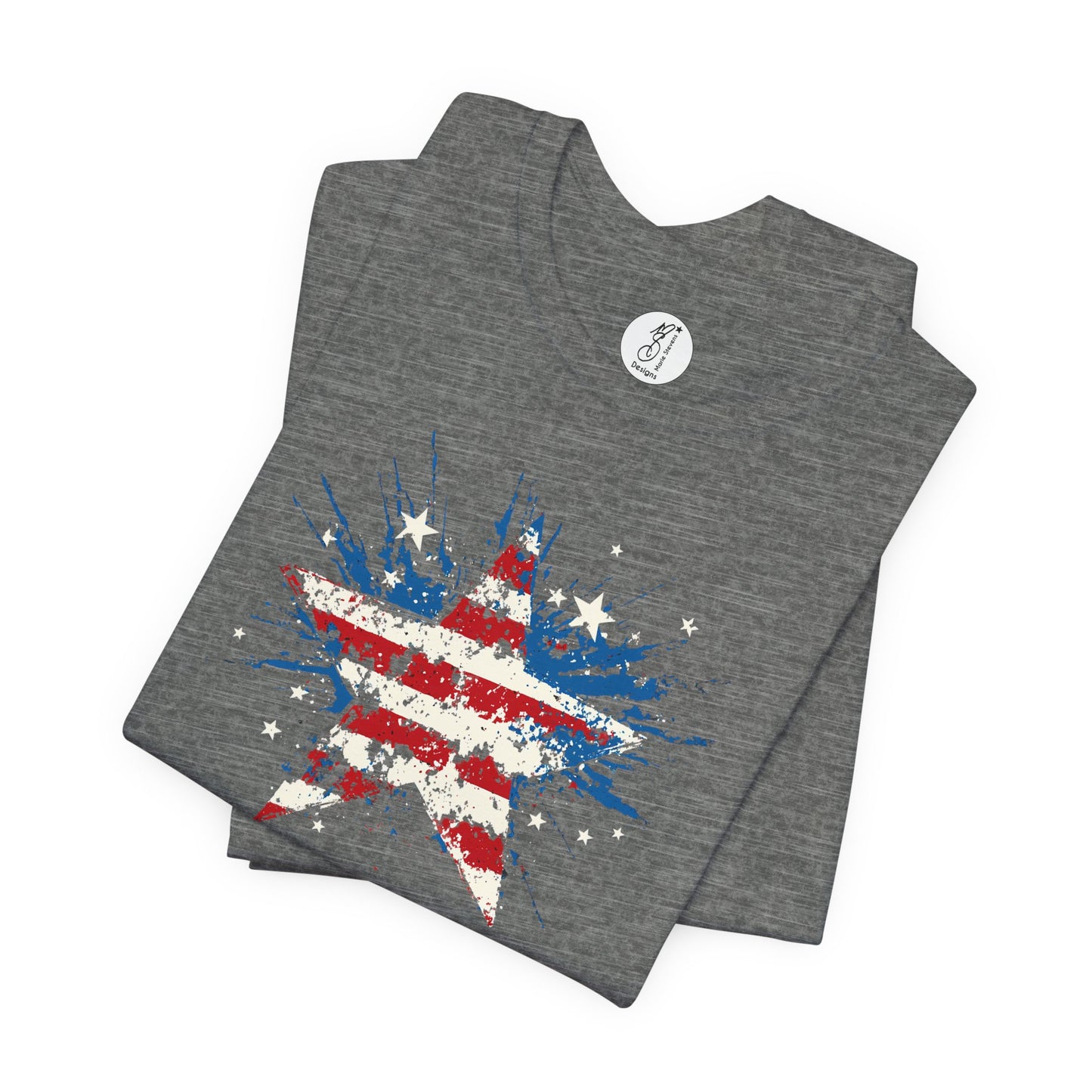 Patriotic Star Graphic Tee, Unisex