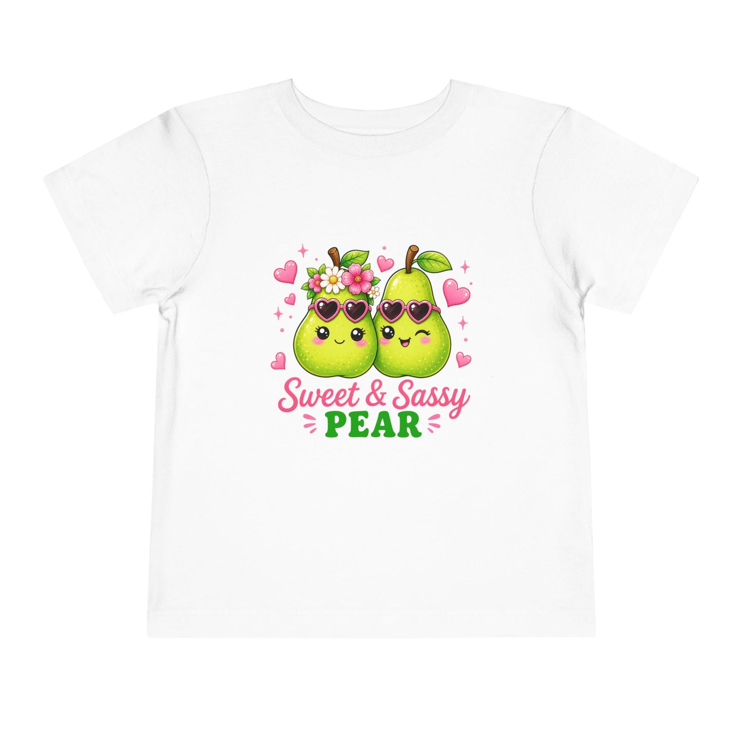 Sweet and Sassy Pear Toddler Short Sleeve Tee