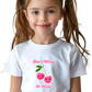 Don't Worry Be Cherry Toddler Short Sleeve Tee