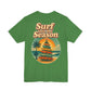 Surf Into the Season Tee — Retro Coastal Christmas Tee