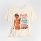 Retro Pin Up Peachy Sips Unisex Tee