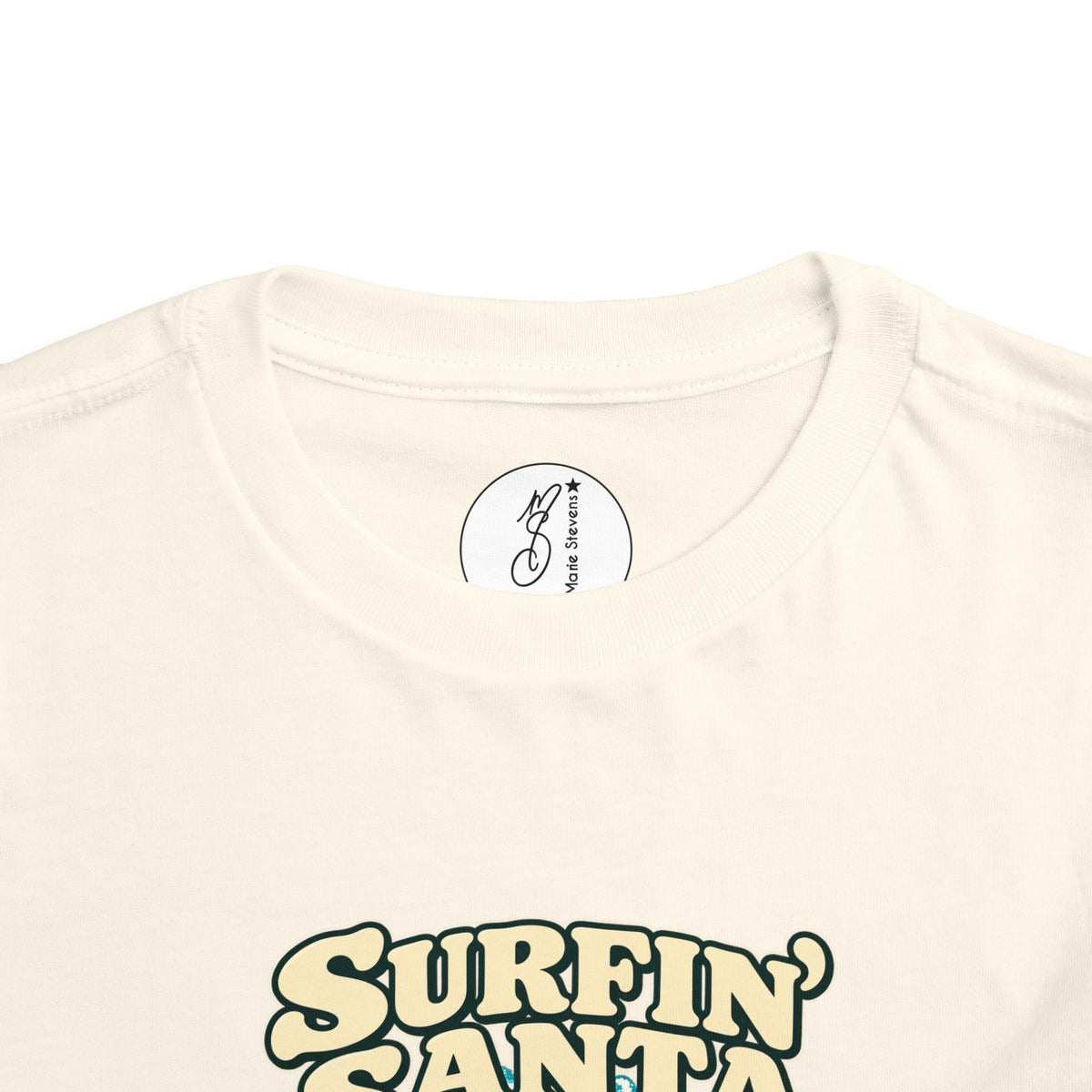 Surfin' Santa Toddler Tee