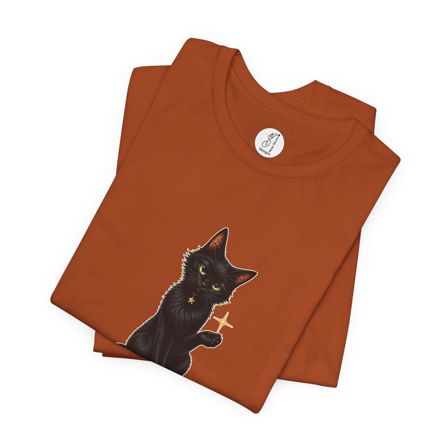 Believe in Magic Black Cat Unisex Tee