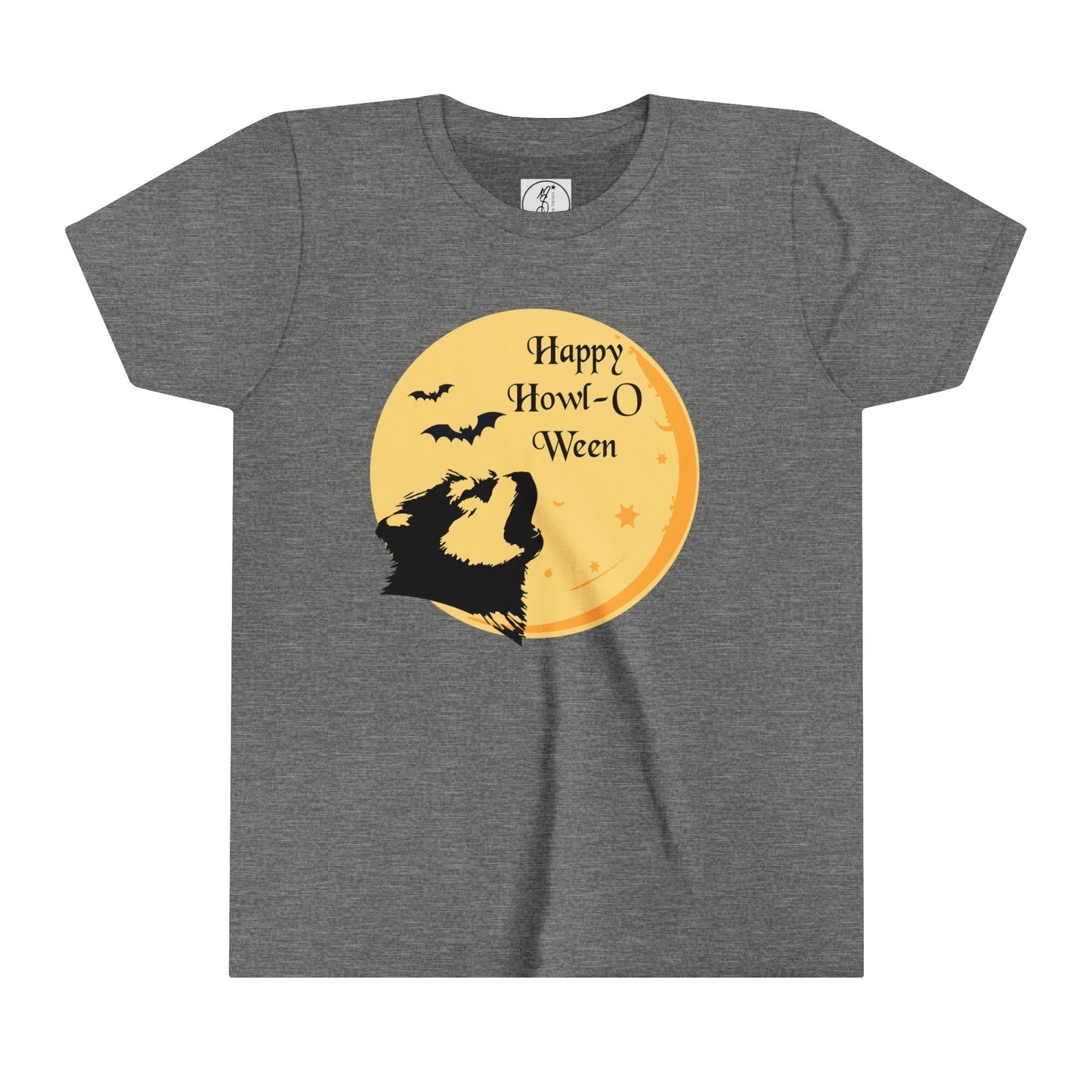 Happy Howl-o-ween Wolf Pup Youth Tee