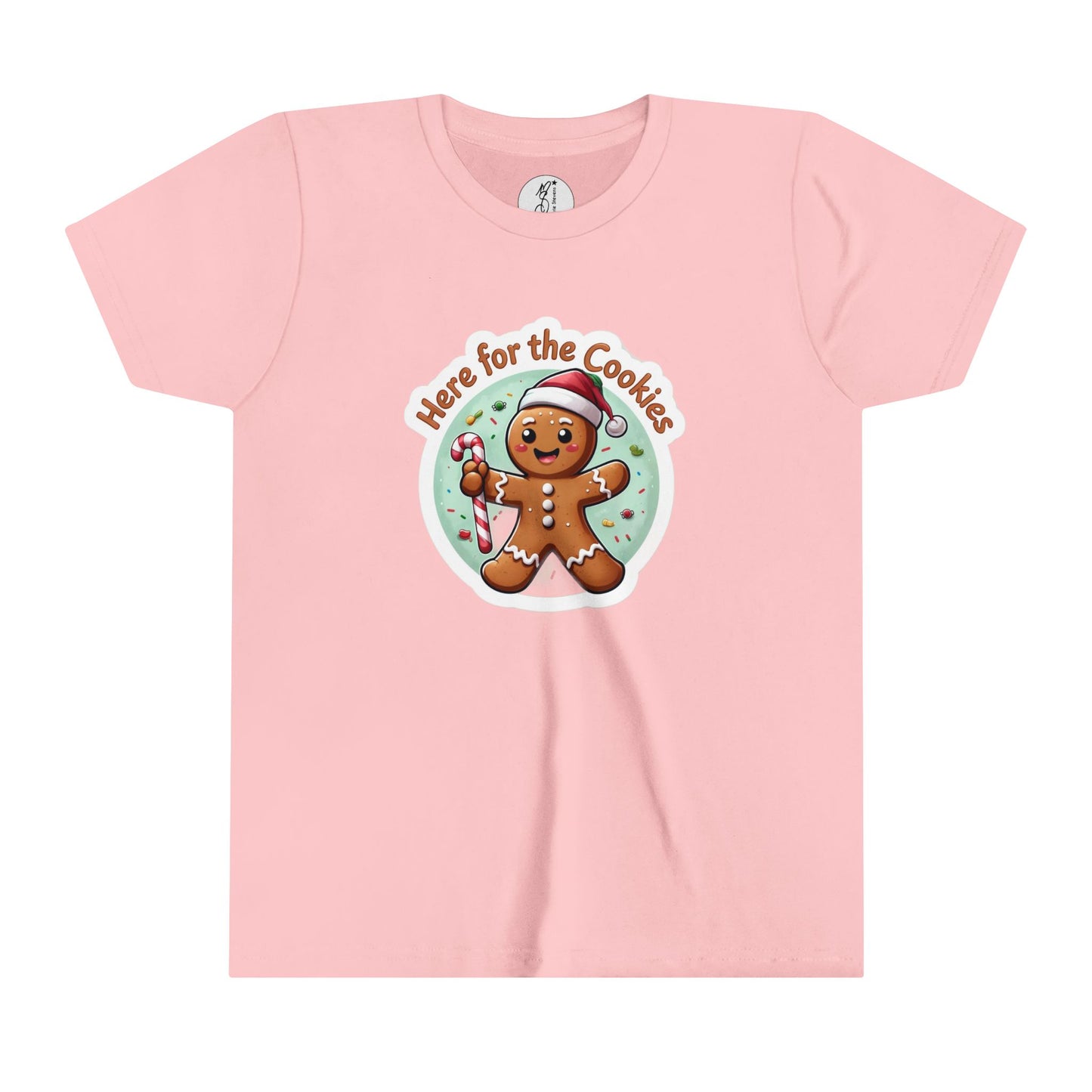 I'm Here for the Cookies Youth Short Sleeve Tee