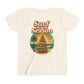 Youth Tee - "Surf Into the Season" Surf Christmas Shirt (Coastal Claus Holiday Tee)