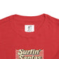 Toddler Tee — 'Surfin Santas' Retro Christmas Surfing Santa Holiday Shirt