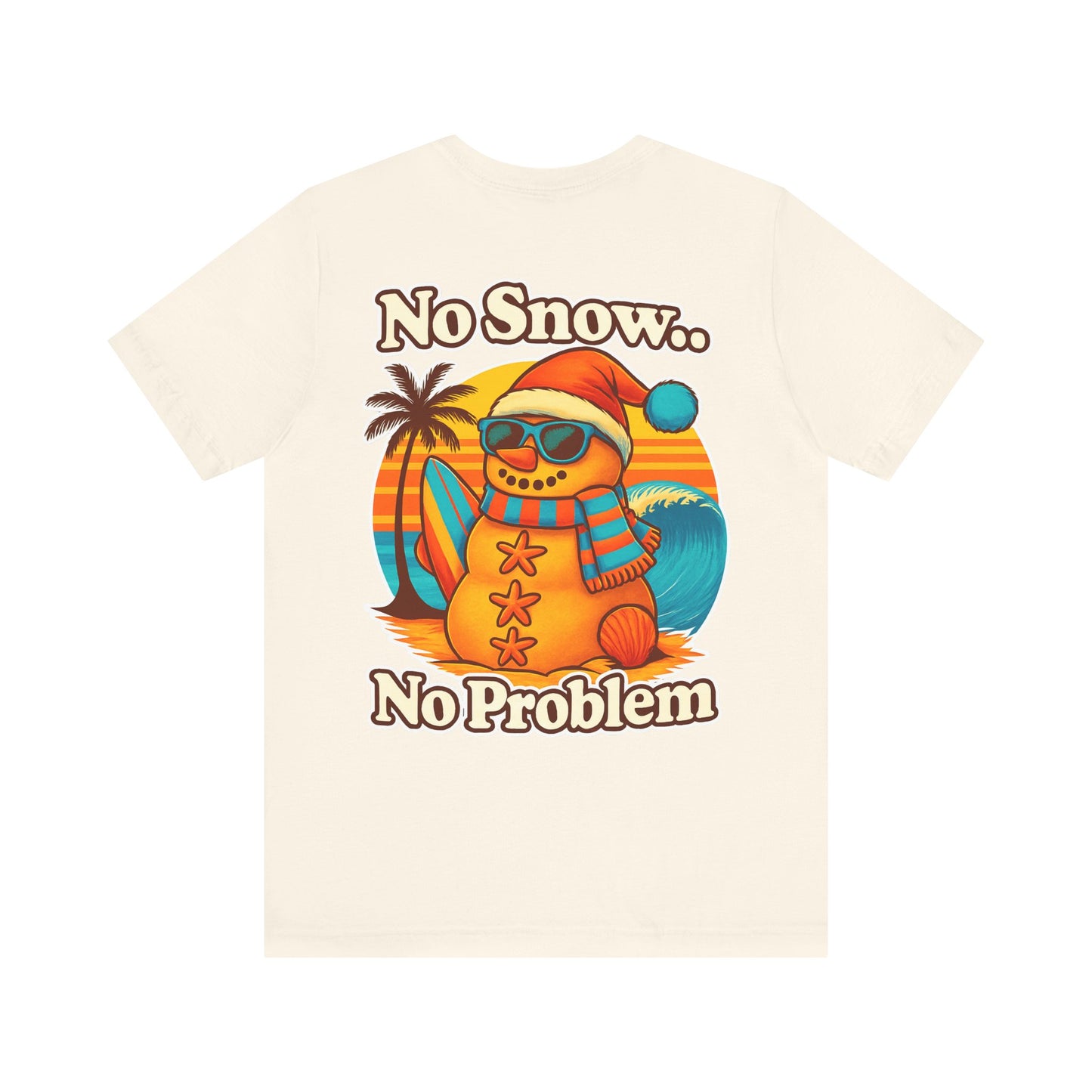 No Snow....No Problem- Retro Coastal Christmas Tee