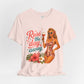 Retro Pin Up Rosé the Day Away Unisex Tee