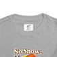 Toddler Tee — "No Snow, No Problem" Beach Snowman Graphic