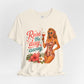 Retro Pin Up Rosé the Day Away Unisex Tee