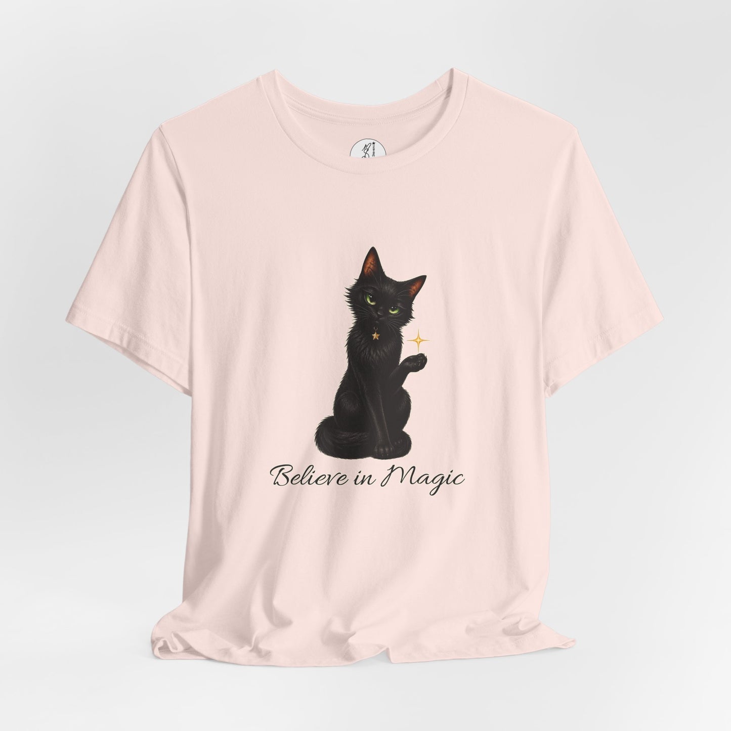 Believe in Magic Black Cat Unisex Tee