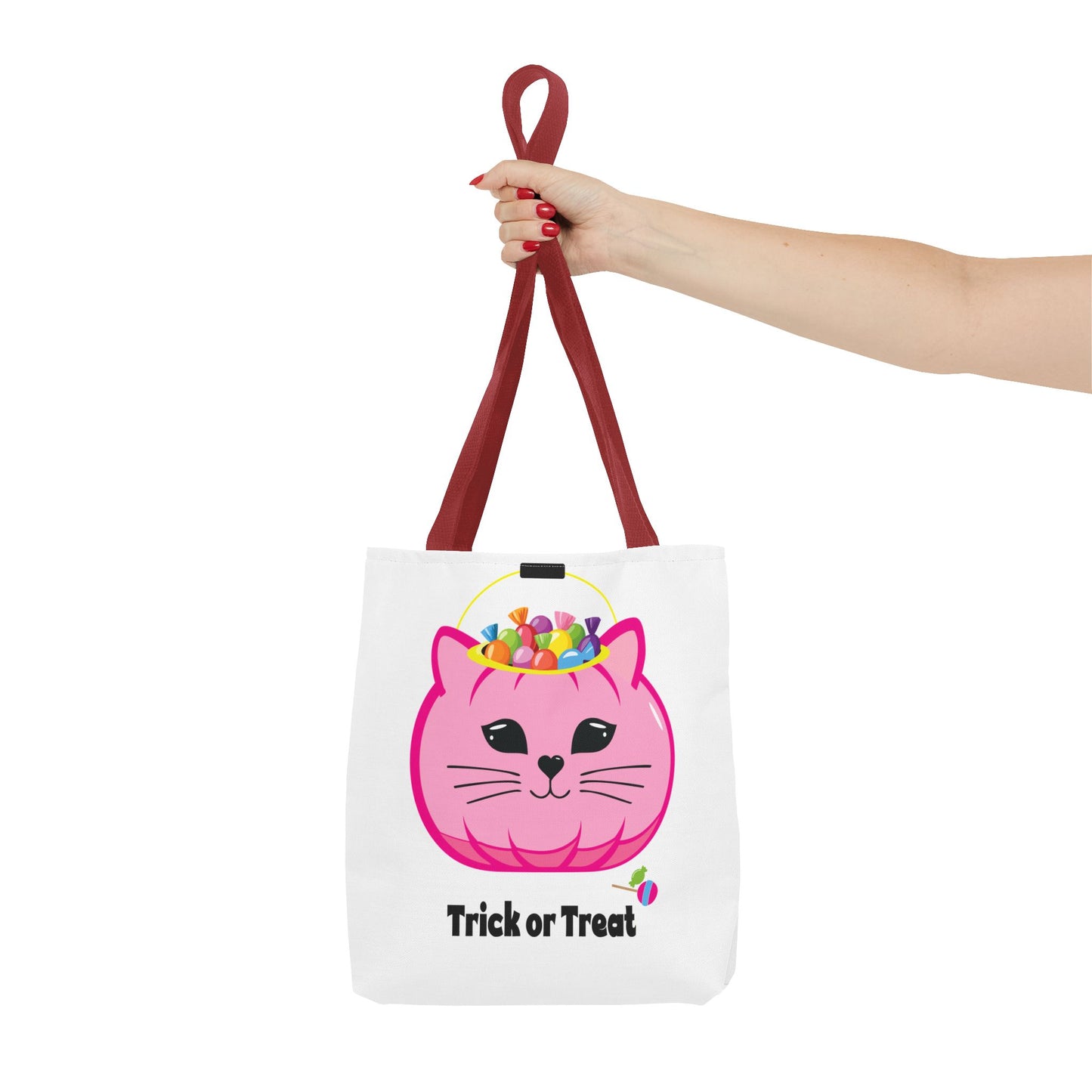 Trick or Treat Kitty Cat Pail Tote