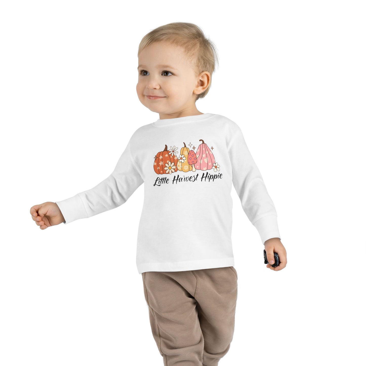 Little Harvest Hippie Toddler Long Sleeve Tee