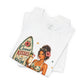 Retro Pin Up Coconut Kisses & Rum Wishes Unisex Tee