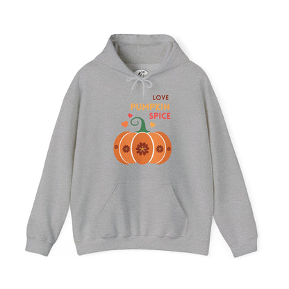 Love Pumpkin Spice Hooded Sweatshirt