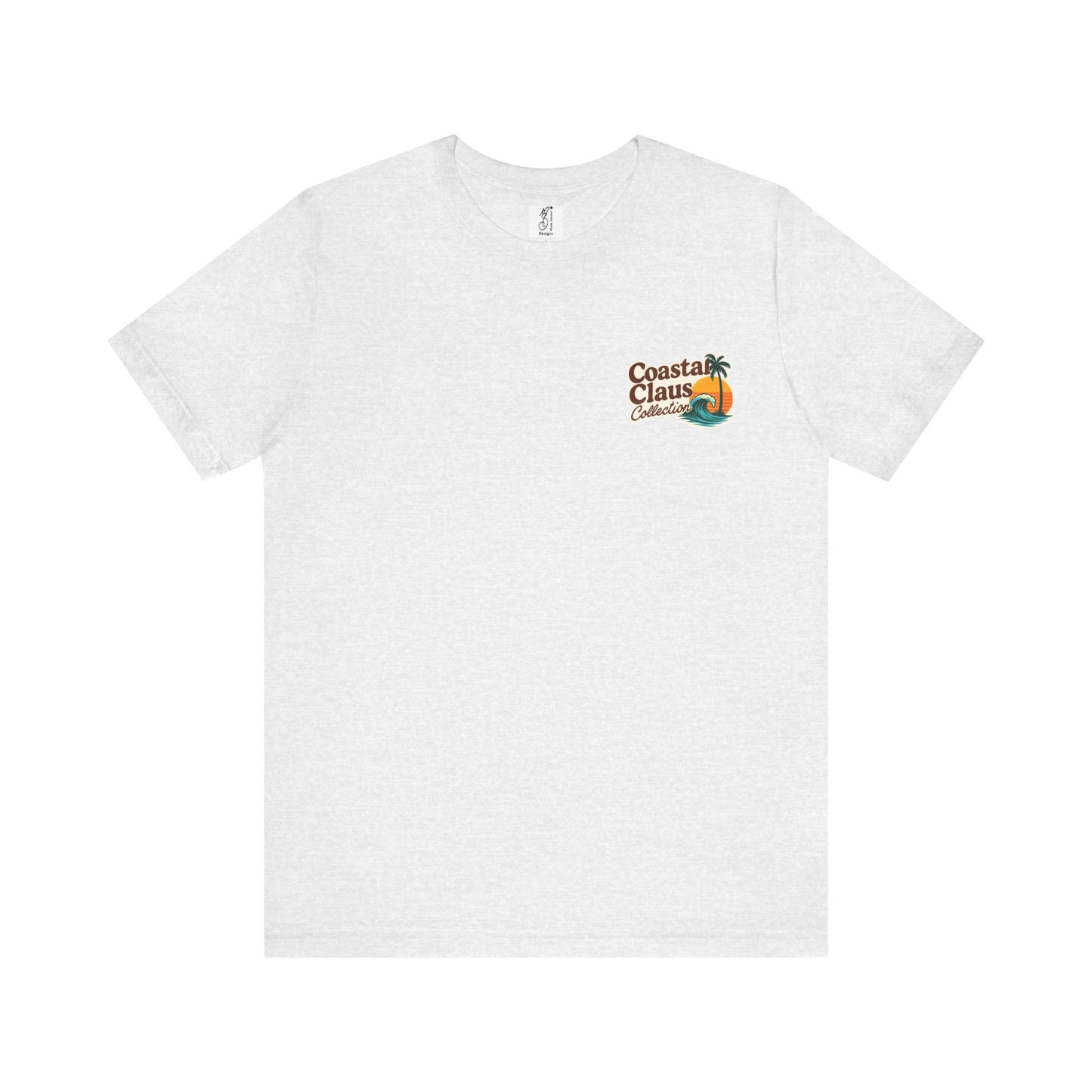 Surfin’ Santa – Retro Coastal Christmas Tee