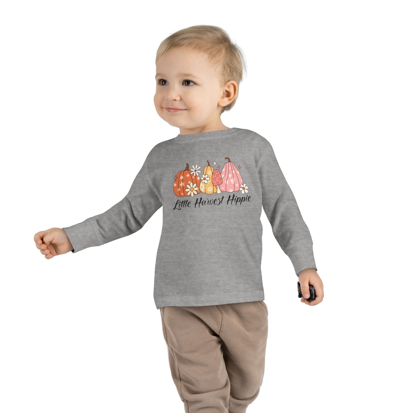 Little Harvest Hippie Toddler Long Sleeve Tee