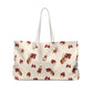 Wonderland Glam Patterned Travel Tote Bag