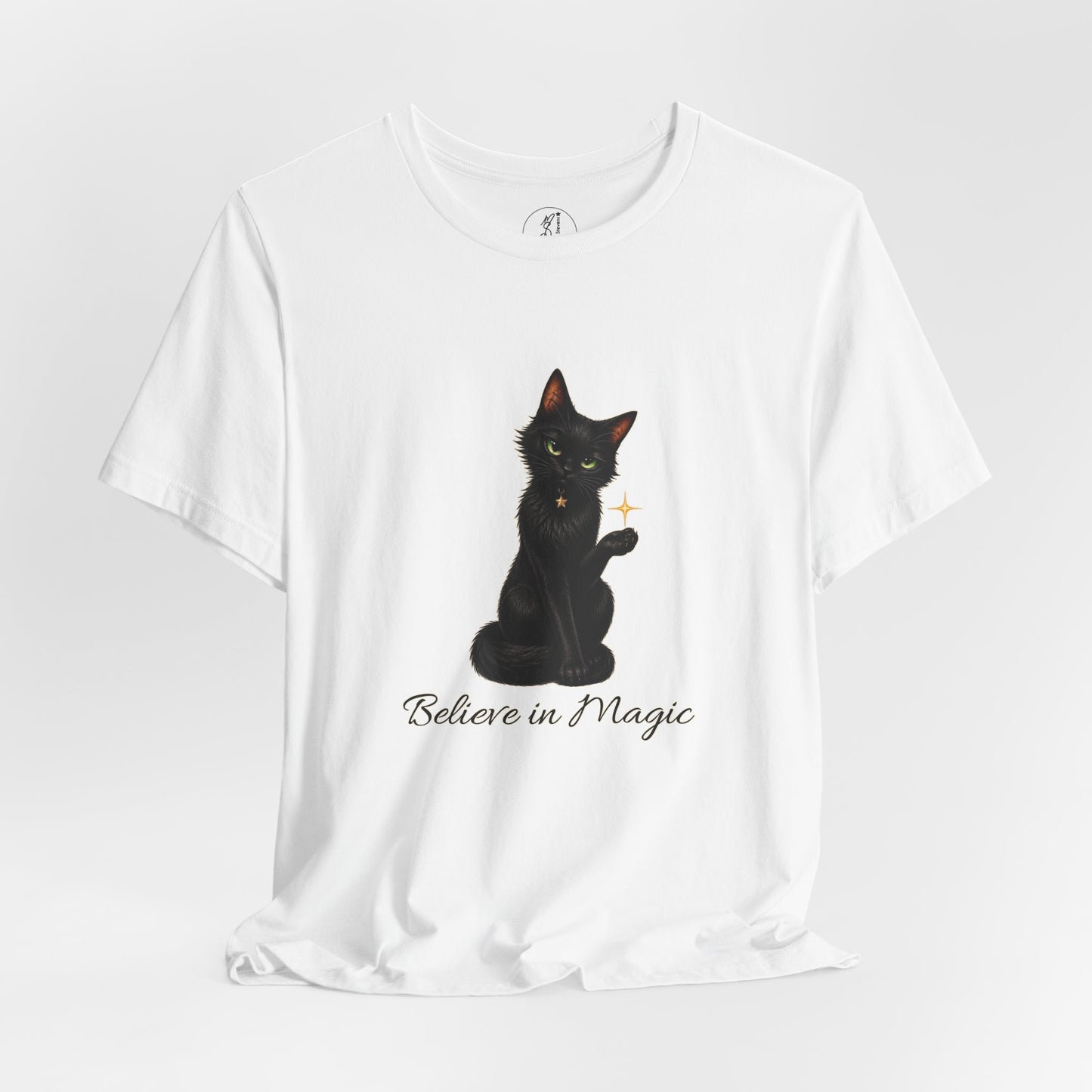 Believe in Magic Black Cat Unisex Tee