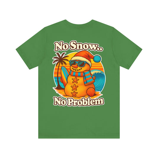 No Snow....No Problem- Retro Coastal Christmas Tee