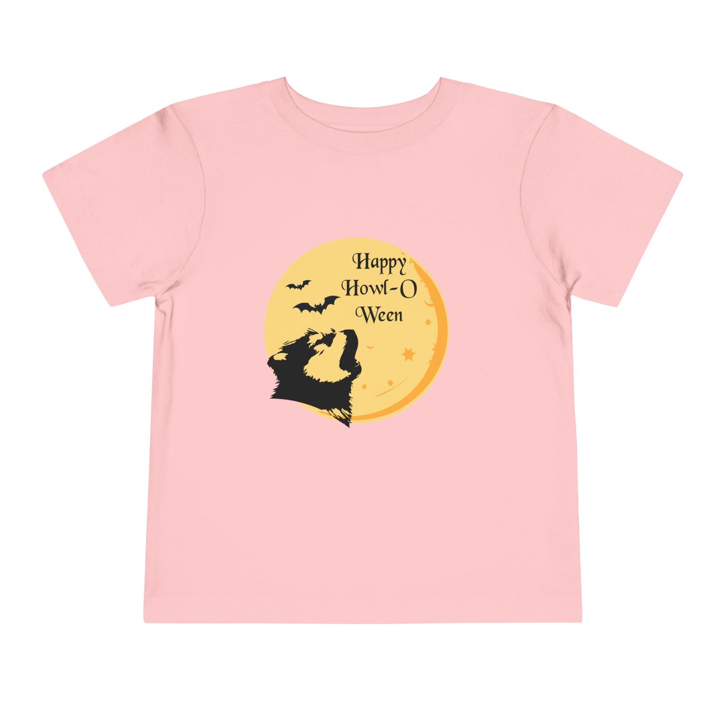 Happy Howl-o-ween Wolf Pup Toddler Tee