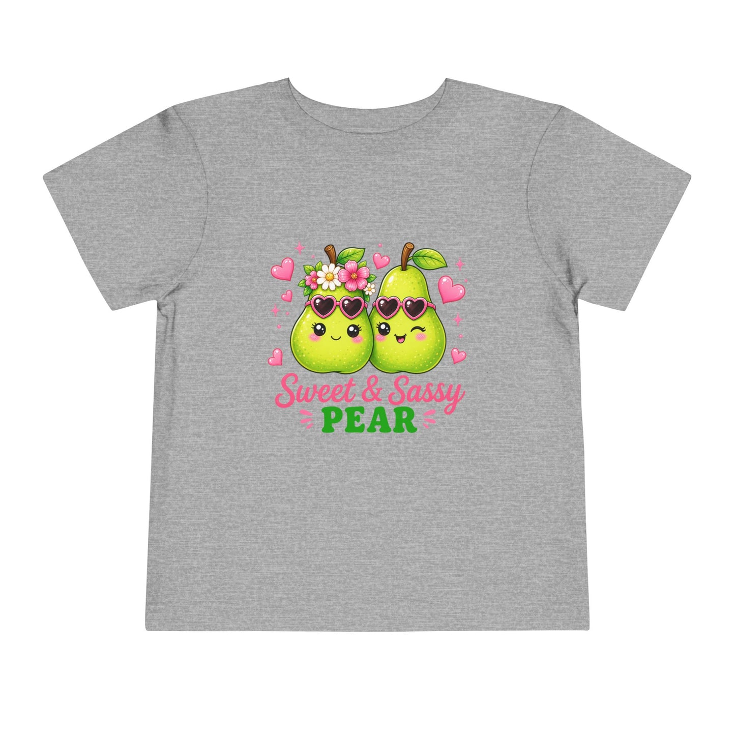 Sweet and Sassy Pear Toddler Short Sleeve Tee