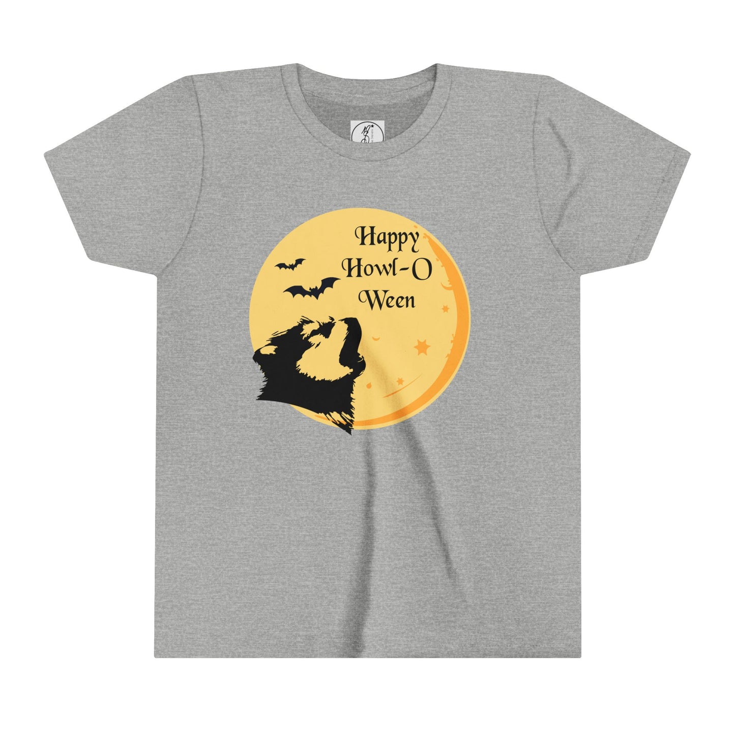 Happy Howl-o-ween Wolf Pup Youth Tee