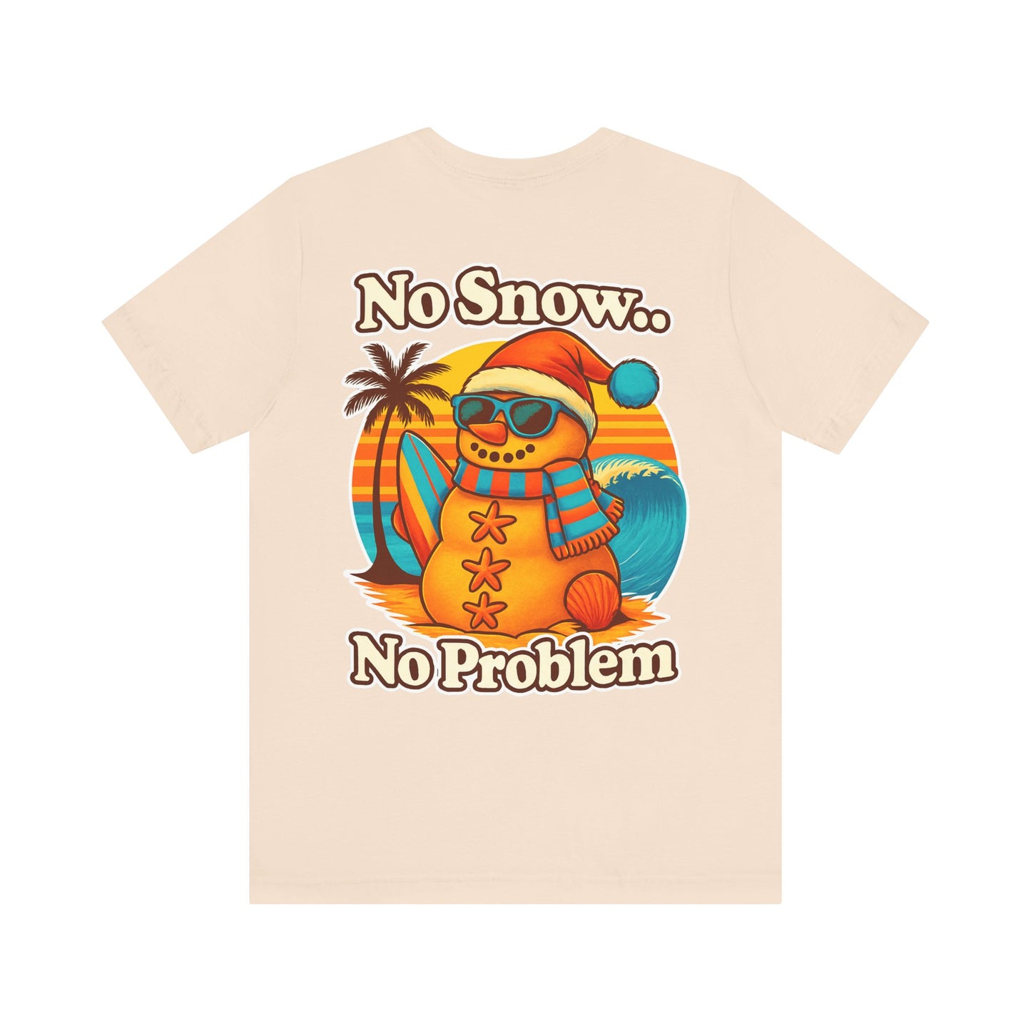 No Snow....No Problem- Retro Coastal Christmas Tee