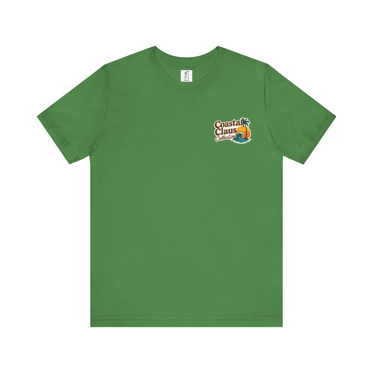 Surf Into the Season Tee — Retro Coastal Christmas Tee