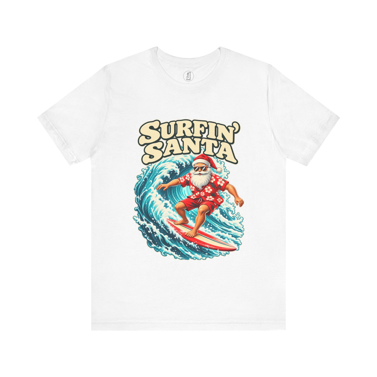 Surfin’ Santa Adult Unisex Tee