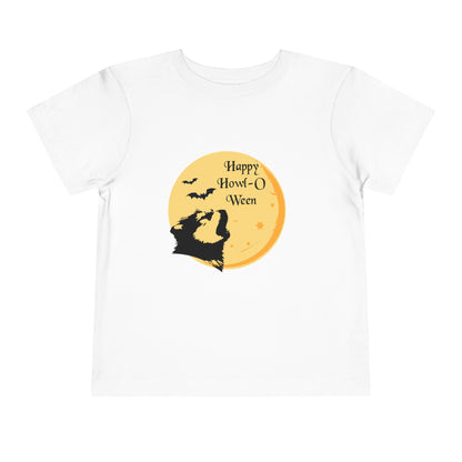 Happy Howl-o-ween Wolf Pup Toddler Tee