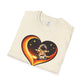 Retro Space Coast Surfing Astronaut Rocket Heart Tee