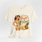 Retro Pin Up Pineapple & Prosecco  Unisex Tee