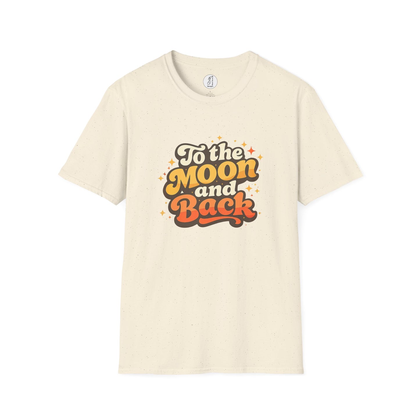 To the Moon and Back Retro  Unisex Tee