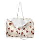 Wonderland Glam Patterned Travel Tote Bag