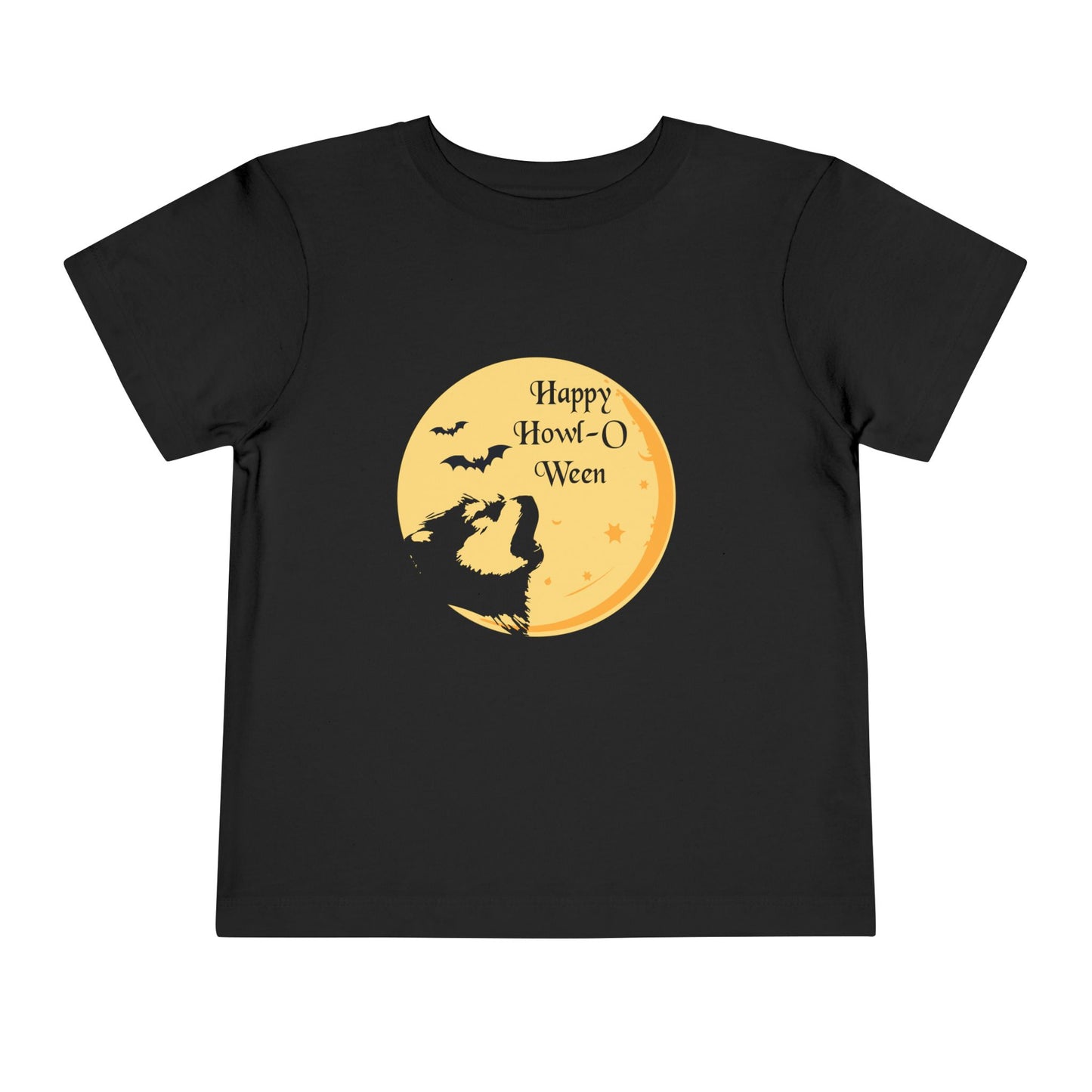 Happy Howl-o-ween Wolf Pup Toddler Tee