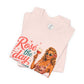 Retro Pin Up Rosé the Day Away Unisex Tee