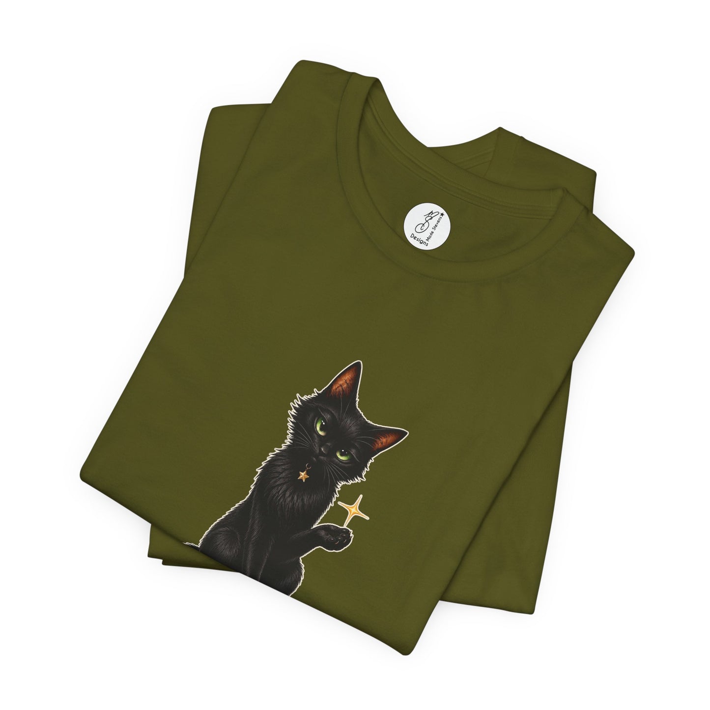 Believe in Magic Black Cat Unisex Tee